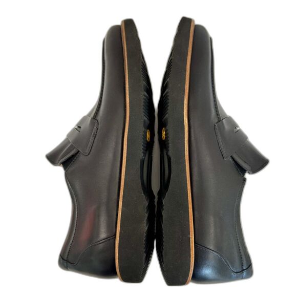 Samuel Hubbard Ivy Legend Black Leather Penny Loafer Men 11.5 W Vibram M2180 - Picture 4 of 14